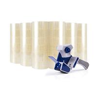 ADHES Rouleaux De Ruban adhésif d'emballage Transparent Pour l'emballage, en mouvement, l'emballage, d'étanchéité,B168,Lot De 36,48mm x 55m