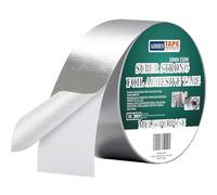 ADHES Ruban adhésif aluminium renforcé ruban adhesif haute temperature ruban de réparation, Résister à 80°C à 100°C, pour la réparation, l'isolation, l'étanchéité et la protection,50mm x 50m