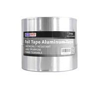 ADHES Ruban adhésif aluminium ruban adhesif haute temperature ruban de réparation, Résister à 80°C à 100°C, Pour la réparation, l'isolation, l'étanchéité et la protection, 48mm x 27.5m,Lot De 2