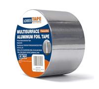 ADHES Ruban adhésif aluminium ruban adhesif haute temperature ruban de réparation, Résister à 80°C à 100°C, Pour la réparation, l'isolation, l'étanchéité et la protection, 75mm x 50m