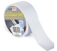 ADHES Ruban Adhésif PVC Contre La Corrosion, Ruban Adhésif étanche, Protection De Tuyau Conduite D'eau Souterraine, 50mm x 33m, blanc