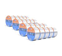 ADHES Ruban Butyle Ruban étanche en butyle Ruban Adhésif Aluminium Haute Temperature ruban de réparation pour façades, toit, toit plat,50mm x 5m,20Rolls