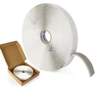 ADHES Ruban Butyle Ruban Etancheite 12mm x 9m x 1 Rouleaux, Épais de 3mm Ruban Adhésif Haute Temperature Ruban de Réparation pour façades, toit, toit plat Butyl Seal Tape