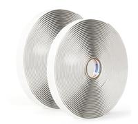 ADHES Ruban Butyle Ruban Etancheite 12mm x 9m x 2 Rouleaux, Épais de 3mm Ruban Adhésif Haute Temperature Ruban de Réparation pour façades, toit, toit plat Butyl Seal Tape