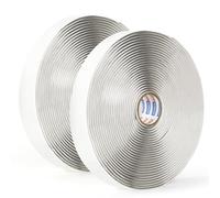 ADHES Ruban Butyle Ruban Etancheite 25mm x 9m x 2 Rouleaux, Épais de 3mm Ruban Adhésif Haute Temperature Ruban de Réparation pour façades, toit, toit plat Butyl Seal Tape