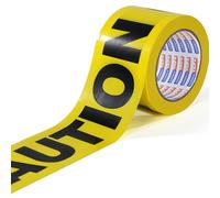 ADHES Ruban D'avertissement Non Adhésif Ruban de Signalisation de Marquage de Avertisseur Pour Travail Zones Dangereuse,7.6cm x 91.4m