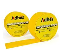 Adhes Ruban De Marquage Au Sol, 2 Rouleaux 50Mm X 32M PVC Ruban De Balisage Marquage De D'Avertissement Hazard- - Pour DéLimiter Les Zones De Danger Ruban Jaune