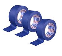 ADHES ruban de masquage de peinture Bleu Ruban Adhésif pour Décoration, Peinture,Intérieur et Extérieur, Résistant Aux UV, 48mm x 55m,Lot de 3 rouleaux