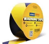 ADHES Ruban de Signalisation de Marquage de d'avertissement Hazard Ruban de Signalisation au Sol PVC 50mm×32m Jaune/Noir