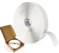 ADHES Ruban D'étanchéité Butyle Blanc 25mm x 9m x 3mm 1 Volume Ruban D'étanchéité en Caoutchouc Butyle Pour Camping - Cars, Véhicules, Bateaux