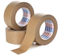 ADHES TAPE PURSUIT OF PERFECTION Biodégradable Ruban adhésif d'emballage en eco papier kraft bande de colis pour boîte carton demenagement,50mm x 50m,brun