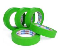 ADHES TAPE PURSUIT OF PERFECTION Ruban De Masquage Peinture de Précision 24MM X 50M 5 Rouleaux Vert Résistant aux UV Ruban AdhéSif Pour La Protection Des Surfaces