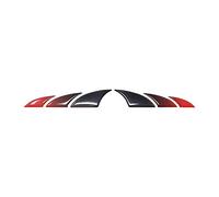 Adhésif 3D Bike Protect, Noir et Rouge Effet Métallisé, 172 x 36 mm
