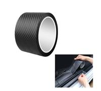Adhésif 3D Fibre Carbone Vinyle, Film Carbone Voiture,Fibre de Carbone Autocollant, Seuil de Porte de Voiture,pour Voiture Vélo Moto (10cm X 300 cm)