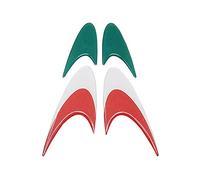 Adhésif 3D Racing Wing, Couleurs Italiennes Effet Métallisé