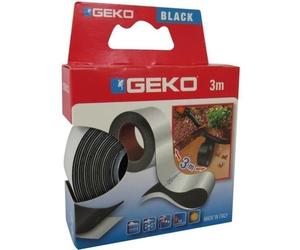 Adhésif autoamalgamant - GEKO - 25 mm x 3 m - Noir - Multi-usages - Brillant