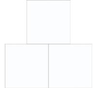 Adhésif Blanc Uni, Feuille adhésive, Feuille de Meubles, Feuille décorative, Auto-adhésif, 45cm x 1,5m, 95µm (Stärke: 0,095 mm), Venilia 53228 (Lot de 3)