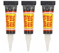 Adhésif cyanoacrylate - Powert Glue - Lot 3 x 3 g - Séchage ultra-rapide - Multi-matériaux