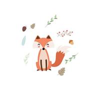 Adhésif décoratif Mural Renard