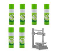 Adhésif en Bâton pour Plateau d'Imprimante 3D - Lot de 6 Fournitures pour Création,Colle Solide pour Imprimante 3D | pour Passionnés Makers Amateurs de DIY Designers Plaques en Verre PEI Modèles Plats