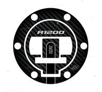 Adhésif en résine 3D compatible avec bouchon de réservoir d'essence avec trous R 1200 GS LC and Adventure 2006-2013 (Carbone)