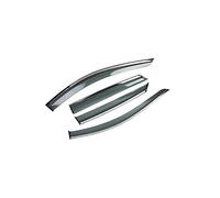 Adhésif Externe Visière De Vitres Latérales Voiture Auvent Ventilation À Sourcils Garniture Protection Contre La Fumée Pour Volvo Pour Polestar 2 2020 2021 2022