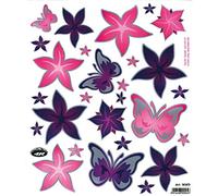 Adhésif Fleurs et Papillons, 20 x 24 cm
