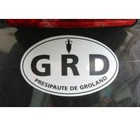 adhesif GRD Sticker GROLAND Lot DE 6 Stickers
