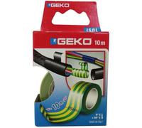 Adhésif isolation - GEKO - 15mm x 10m - Vert - Jaune - Professionnel