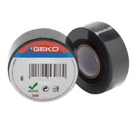 Adhésif isolation - GEKO - 50 mm x 25 m - PVC - Noir - Brillant