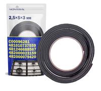 Adhésif Joint Plaque de Cuisson Universel 2,5 m x 5 mm x 3 mm avec Code D'origine 482000023159 482000079420 C00096281 481010737559 pour Indesit pour Whirlpool - ONIX TECH