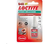 Adhésif liquide pour la fixation de roulements et autres composants cylindriques aux arbres et aux boîtiers.