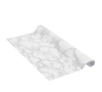 Adhésif Marbre gris, Film d'aspect marbré, Feuille de pierre marbrée, Feuille de meubles, auto-adhésif, 45cm x 2m, 160µm (Épaisseur : 0,16 mm), Venilia 53357