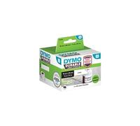 DYMO LW Étiquettes industrielles résistantes | authentique | plastique blanc | 19 x 64 mm | 2 rouleaux de 450 (lot de 900) | pour étiqueteuses LabelWriter 450/550 et 4XL/5XL
