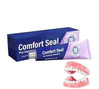 Adhésif Pour Dentier - 40g | Gel Fixateur De Prothèse | Colle Dentaire | Fixation Des Dents Pour Tenue Forte Toute La Journée Ajustement Confortable Et Entretien Des Appareils Buccaux
