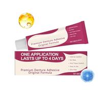 Adhésif Pour Dentier,Maintien Long Et Sécurisé Scellement Doux Et Hermétique | Tube De Colle Pour Soins Des Dents Et Dentier,Pour Adultes Femmes Hommes Grand-Mère Grand-Père Famille Amis