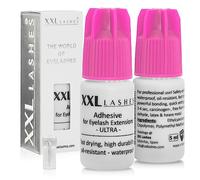 Adhésif pour extensions de cils XXL Lashes "Ultra", colle pour cils résistant à l'huile, haute durabilité, séchage rapide, imperméable, végétalien, 5 ml