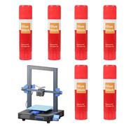 Adhésif pour impression 3D - Adhésif pour base d'imprimante 3D Accessoire de 6 unités - Accessoires anti-déformation pour adhérence sur plate-forme