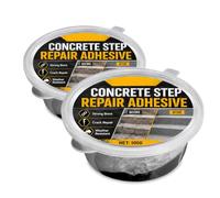 Adhésif pour la réparation de marches en béton (2pack) | Adhésif haute résistance pour la réparation de fissures dans le béton, produit de colmatage et de réparation pour béton