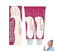 Adhésif pour prothèses dentaires haut de gamme, adhésif thermoplastique pour prothèses dentaires, pour les personnes âgées ou les adultes Soins personnels quotidiens (2pcs)
