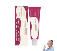 Adhésif pour prothèses dentaires haut de gamme, adhésif thermoplastique pour prothèses dentaires, pour les personnes âgées ou les adultes Soins personnels quotidiens (1pc)