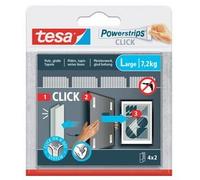 Adhésif - Powerstrip Click - taille L - supporte 7.2 Kg - blanc -lot de 4