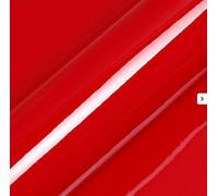 Adhésif rouge rubis brillant - Film adhésif toute surface lisse et tout type de meubles, couleurs au choix, film autocollant 120 cm sur 50, 60, 70, 80, 90, 100, 200, 500 ou 1000 cm