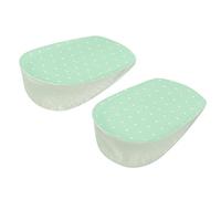 Adhésif Semelles Grandissantes en Silicone Gel Hauteur Augmentation Intérieur Talonnettes de Chaussures(3.5cm-Vert)