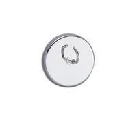 Maul Aimant (Ø x H) 52 mm x 31 mm rond, avec crochets argent 1 pc(s) 6155596