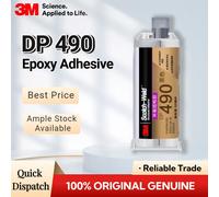 Adhésif structurel époxy noir bicomposant 3M DP490 Scotch-Weld 50 ml 2:1, haute résistance, anti-affaissement pour composites métalliques 10Pcs Mixing Tube