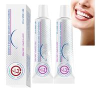 Adhésif thermoplastique pour prothèses dentaires, 2 adhésifs pour prothèses dentaires