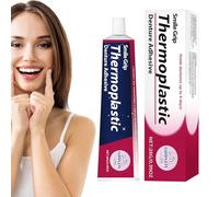 Adhésif Thermoplastique pour Prothèses Dentaires, 28g Colle Dentaire Extra Forte, Adhésif De Fixation De Prothèses Dentaires De Longue Durée pour les adultes femmes hommes voyages