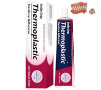 Adhésif thermoplastique pour prothèses dentaires, confortable, sans colle, longue tenue, pour un meilleur ajustement, confort et stabilité des prothèses amovibles (1 Pièce)