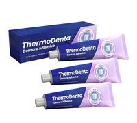 Adhésif thermoplastique pour prothèses dentaires, gel adhésif pour prothèses dentaires, ajustement confortable pour un maintien sûr, usage quotidien pour adultes (3 Pcs)